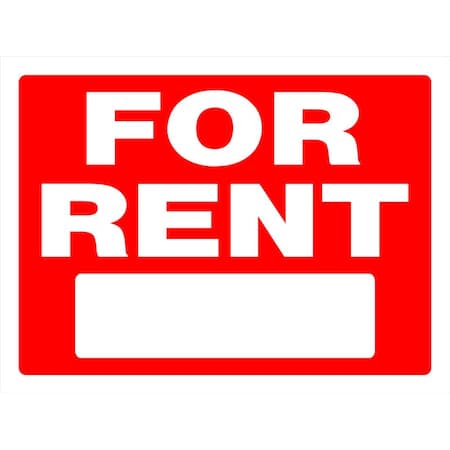 Hillman For Rent, Polystyrene, 18 in x 24 in 840243